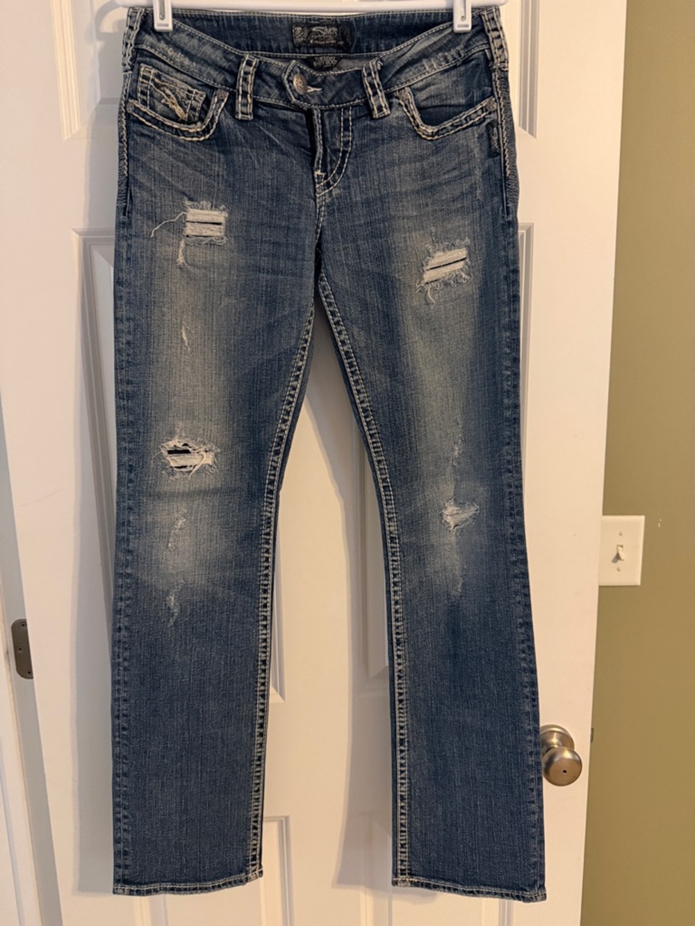 Women's Silver Tuesday Baby Boot Jeans
